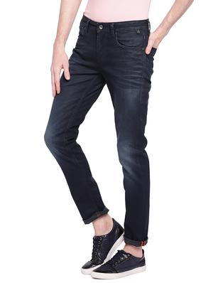 blue cotton washed jeans - 15930484 - Standard Image - 2