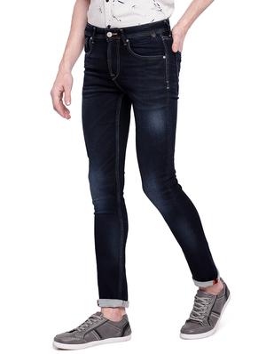 blue cotton washed jeans - 15930486 - Standard Image - 2