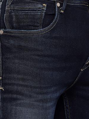 blue cotton washed jeans - 15930486 - Standard Image - 5
