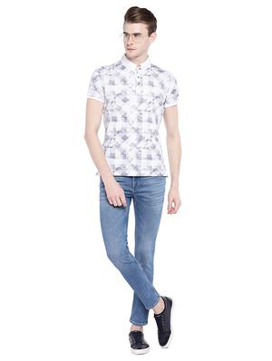 blue cotton washed jeans - 15930492 - Standard Image - 4
