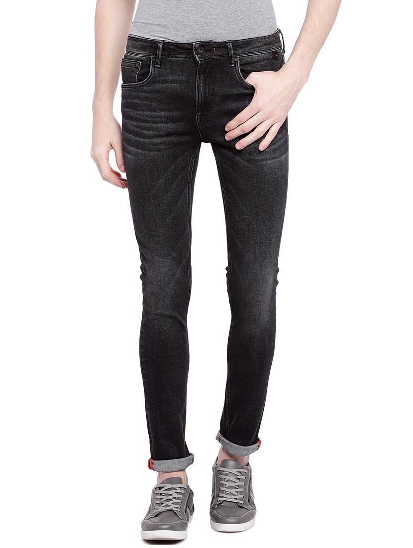 grey cotton washed jeans - 15930494 - Zoom Image - 1
