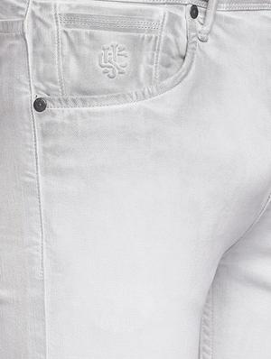 grey cotton washed jeans - 15930499 - Standard Image - 5