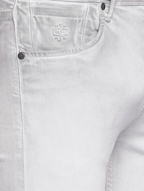 grey cotton washed jeans - 15930499 - Zoom Image - 5