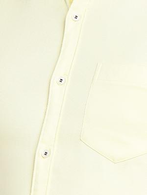 yellow cotton casual shirt - 15930649 - Standard Image - 5