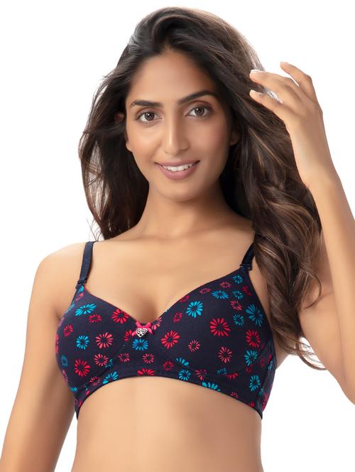 detachable strap floral t-shirt bra - 15930758 - Standard Image - 1