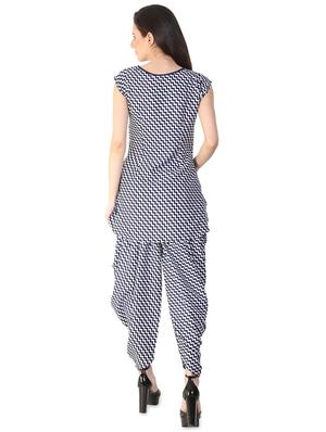 printed kurta with dhoti salwar set - 15930805 - Standard Image - 3