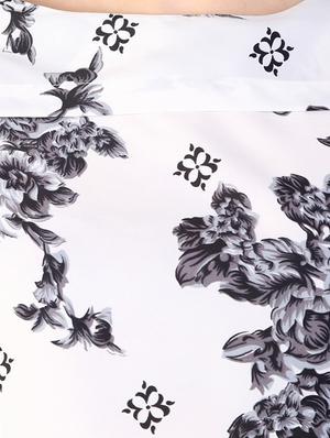 cold shoulder floral a-line dress - 15930807 - Standard Image - 5