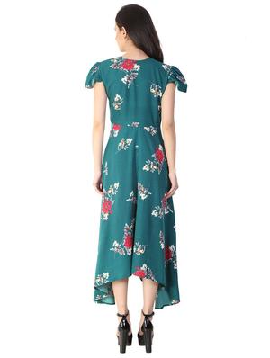 flared printed dress - 15930811 - Standard Image - 3