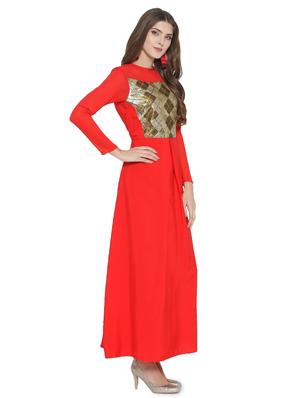 pleat detail sequined maxi dress - 15931038 - Standard Image - 2
