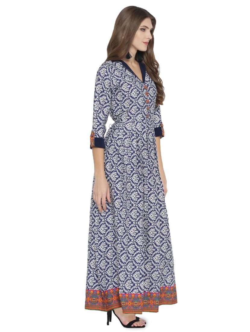 roll up sleeved maxi dress - 15931039 - Zoom Image - 2