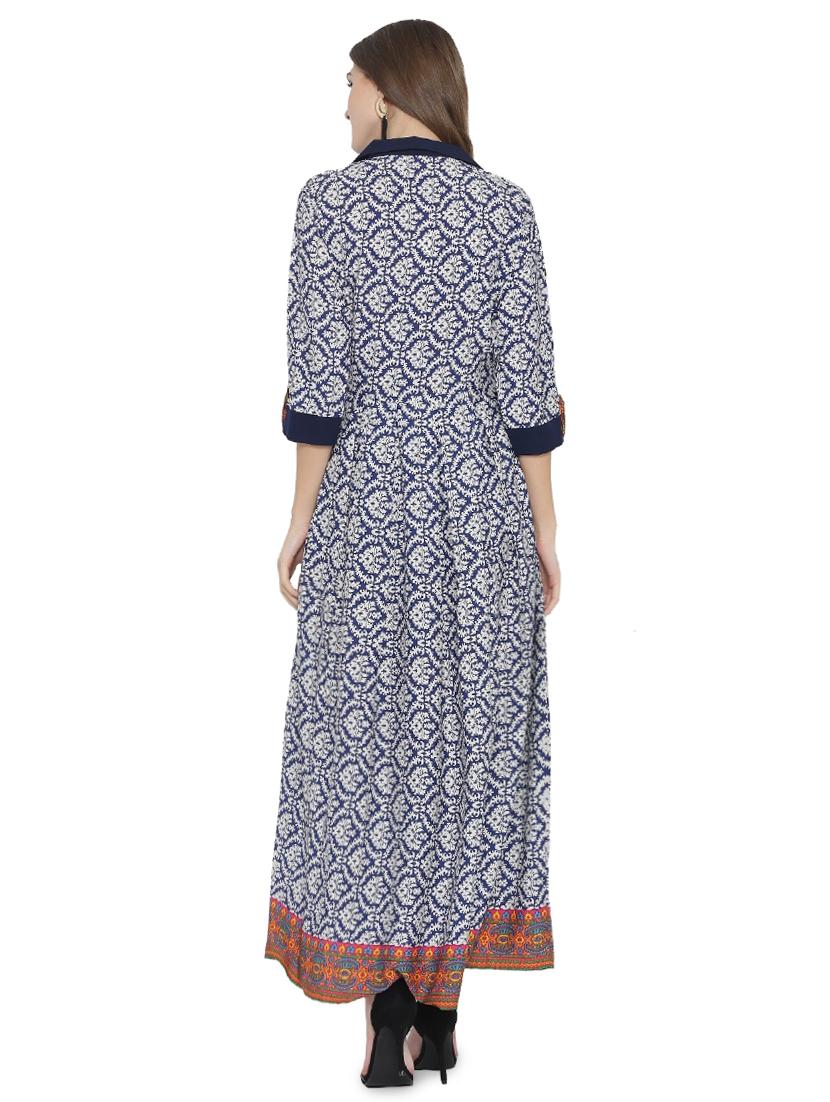 roll up sleeved maxi dress - 15931039 - Zoom Image - 3