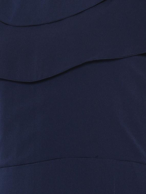 layered bertha collared a-line dress - 15931041 - Zoom Image - 4