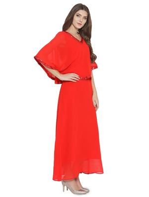 sequined overlay maxi dress - 15931047 - Standard Image - 2