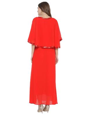 sequined overlay maxi dress - 15931047 - Standard Image - 3