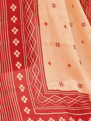 red chanderi cotton palazzo suits unstitched suit - 15931059 - Standard Image - 3