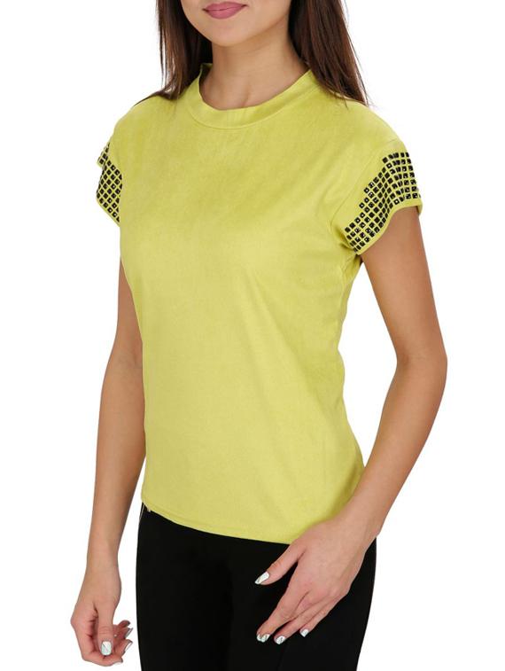 crew neck embellished top - 15931451 - Zoom Image - 2