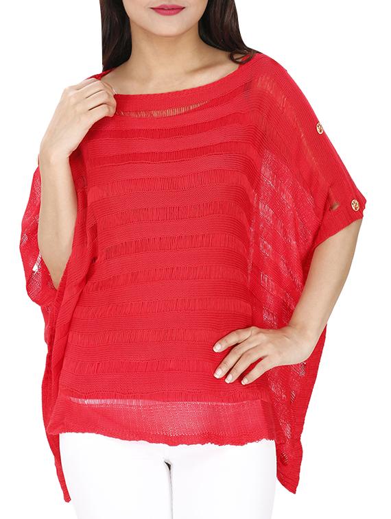button detail knitted top - 15931460 - Zoom Image - 1