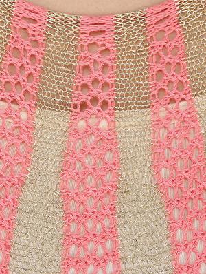 bat wing sleeved crochet top - 15931464 - Standard Image - 4