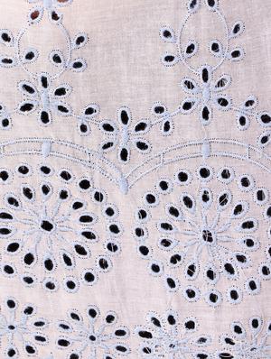lace detail schiffli top - 15931558 - Standard Image - 5