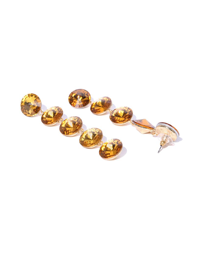 yellow drop earring - 15931977 - Zoom Image - 2