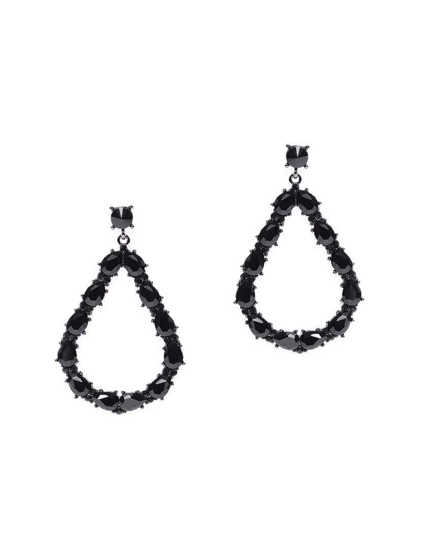 black brass drop earring - 15932024 - Zoom Image - 1