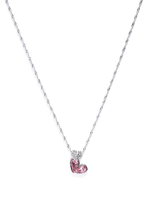 pink crystal pendant - 15932050 - Standard Image - 1