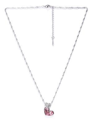 pink crystal pendant - 15932050 - Standard Image - 2