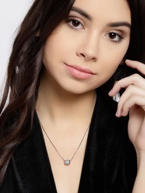 blue crystal pendant - 15932064 - Standard Image - 3