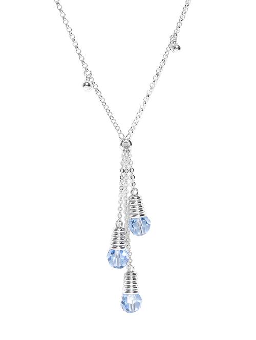 blue crystal pendant - 15932083 - Standard Image - 1