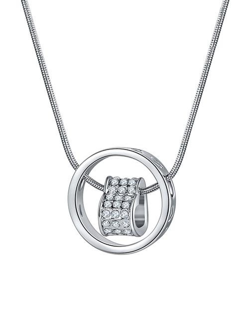 silver crystal pendant - 15932089 - Standard Image - 1