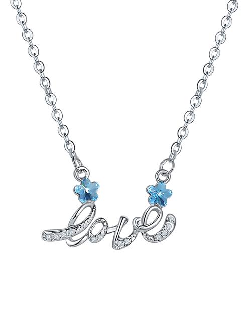 blue crystal pendant - 15932092 - Standard Image - 1