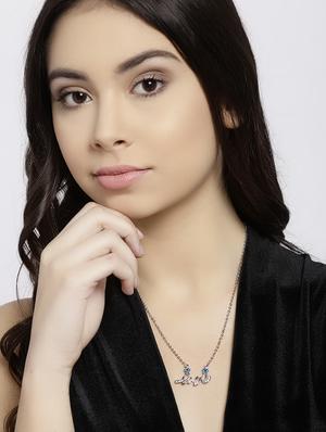 blue crystal pendant - 15932092 - Standard Image - 3