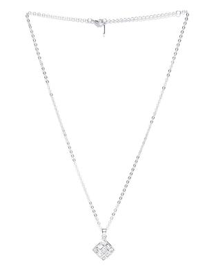 silver crystal pendant - 15932098 - Standard Image - 2