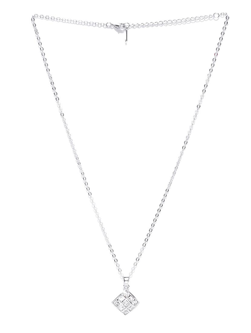 silver crystal pendant - 15932098 - Zoom Image - 2