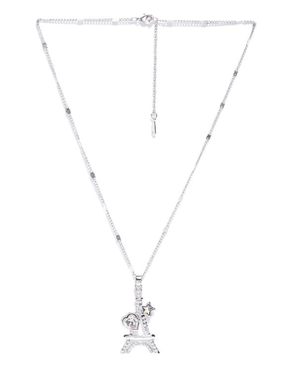 silver crystal pendant - 15932103 - Zoom Image - 2