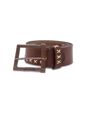 brown leather belt - 15932267 - Standard Image - 2