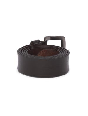 black leather belt - 15932304 - Standard Image - 3