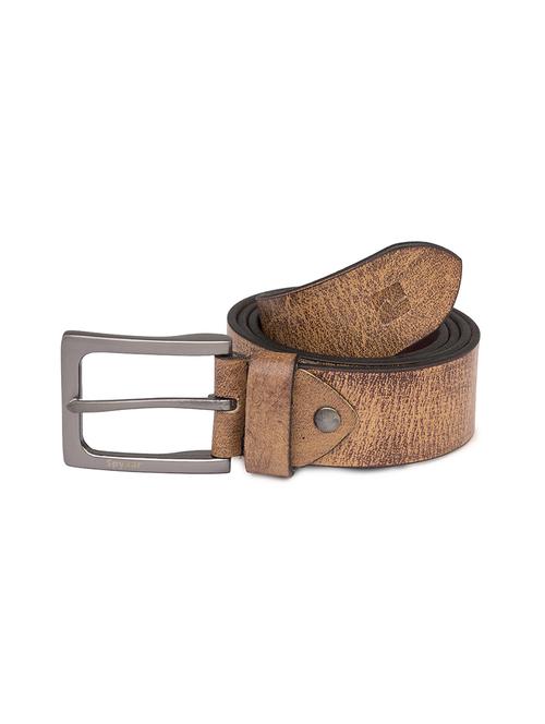 tanbrown leather belt - 15932309 - Standard Image - 1