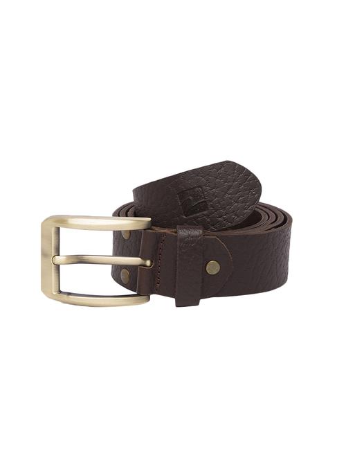 brown leather belt - 15932313 - Standard Image - 1