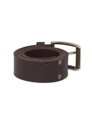 brown leather belt - 15932313 - Standard Image - 3
