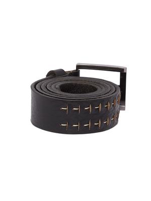 black leather belt - 15932314 - Standard Image - 3