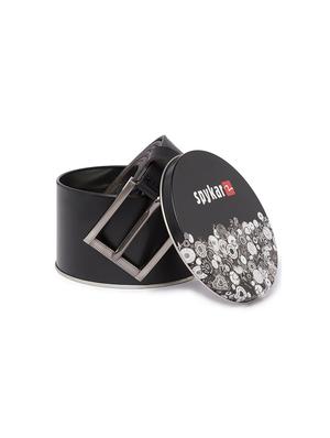 black leather belt - 15932314 - Standard Image - 4