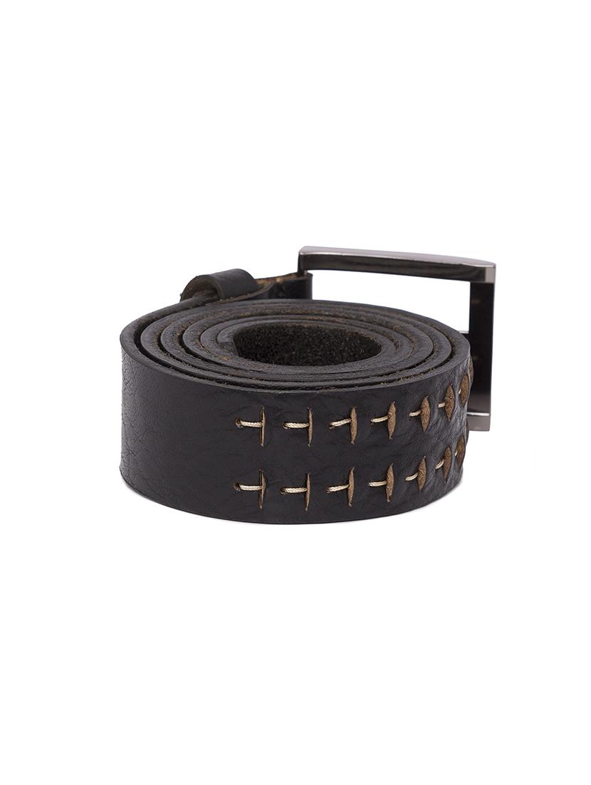 black leather belt - 15932314 - Zoom Image - 3