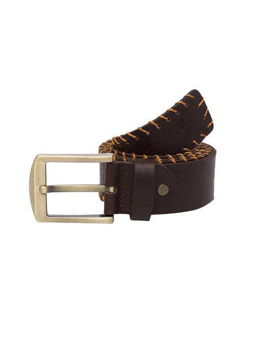 brown leather belt - 15932317 - Standard Image - 1
