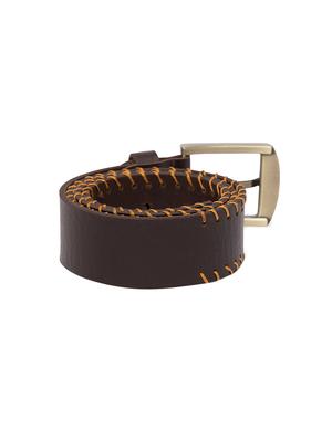 brown leather belt - 15932317 - Standard Image - 3