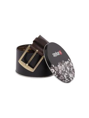 brown leather belt - 15932317 - Standard Image - 4