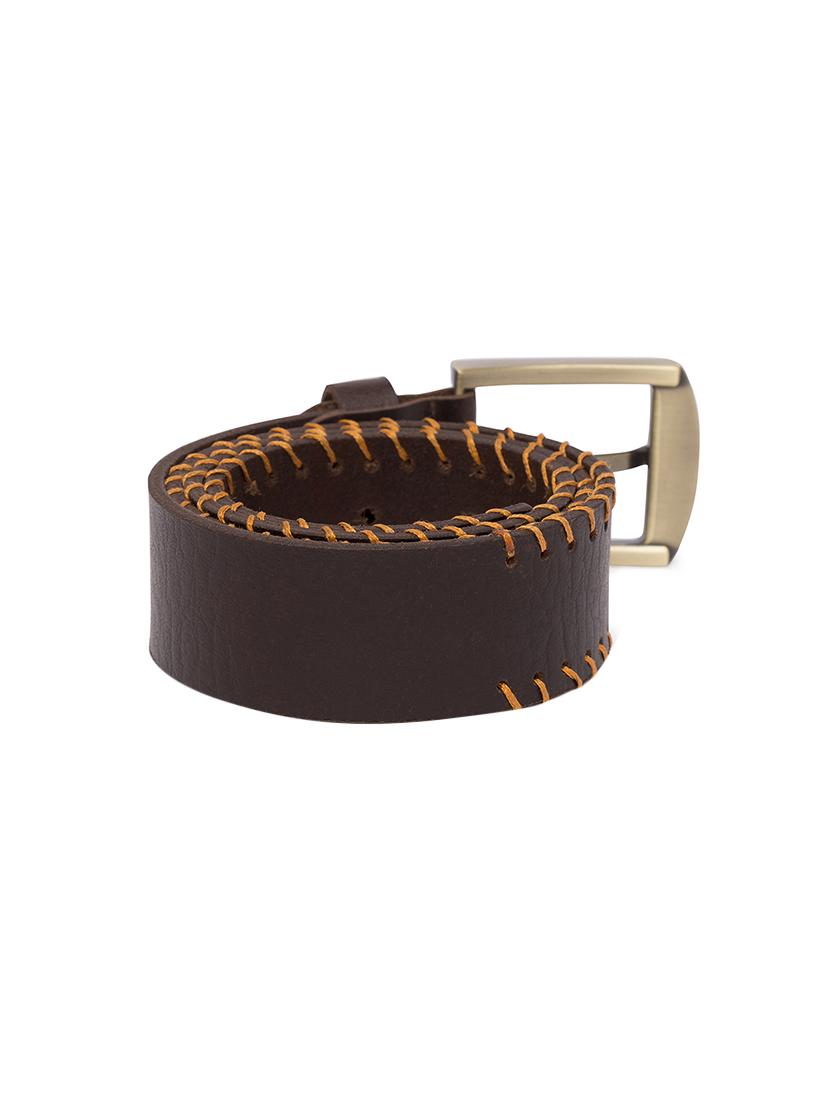 brown leather belt - 15932317 - Zoom Image - 3