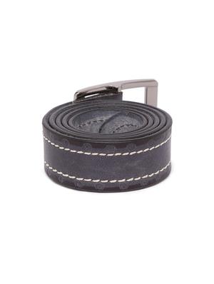 grey leather belt - 15932343 - Standard Image - 3