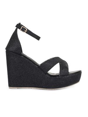 black platforms wedges - 15932349 - Standard Image - 2