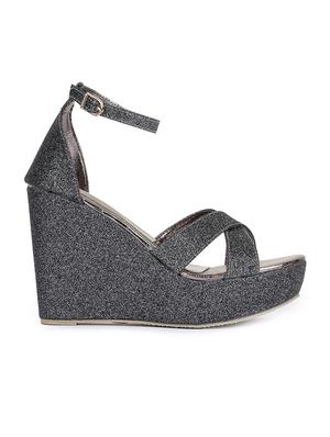 grey platforms wedges - 15932351 - Standard Image - 2